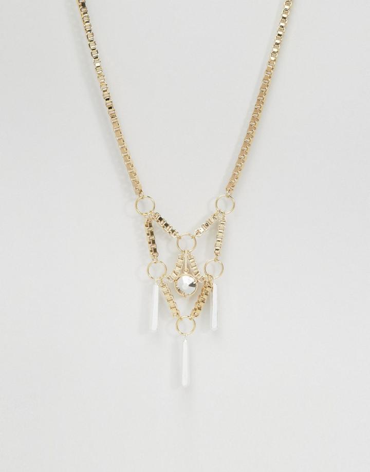 Low Luv 14kt Gold Plated Charm Necklace - Gold