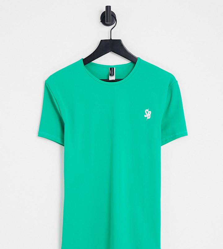 South Beach Polyester T-shirt In Green