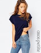 Asos Petite The Ultimate Easy T-shirt - Navy