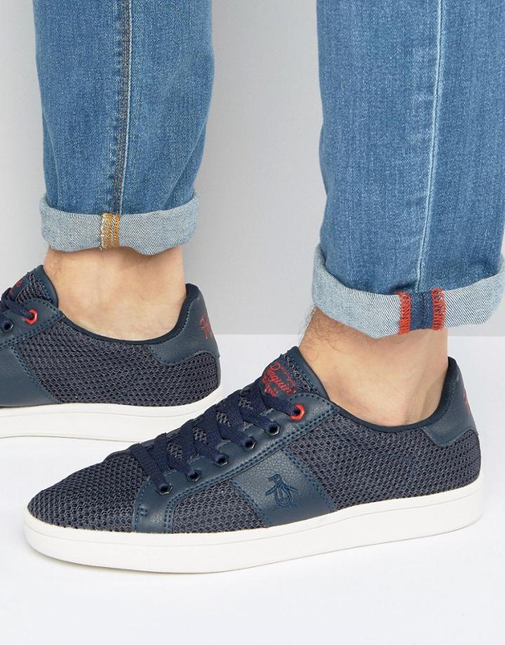 Original Penguin Stedman Mesh Sneakers - Blue