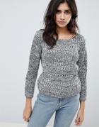 Brave Soul Milky Way Sweater In Twist Yarn - Gray