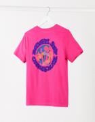 The North Face Logo Haze T-shirt In Pink