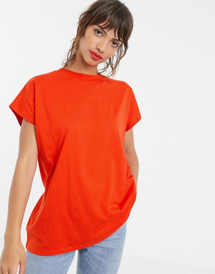 Asos Design Oversized T-shirt In Red