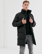 Selected Homme Long Puffer Park With Recycled Lining