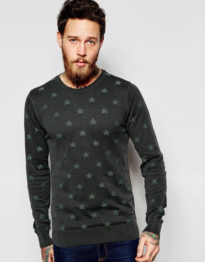 Pepe Simon Knitted Jumper - Gray