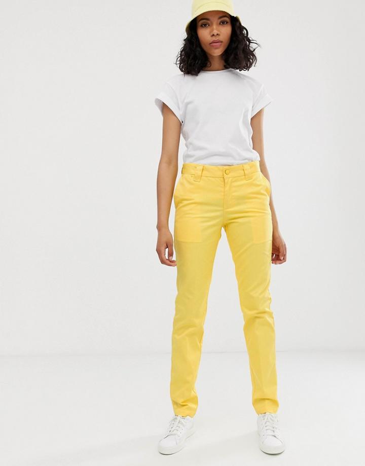 M.c. Overalls Slim Fit Work Pants - Pink