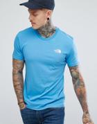 The North Face Simple Dome T-shirt In Blue - Blue
