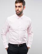 Asos Regular Fit Shirt In Pink - Pink