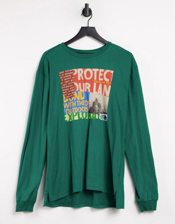 The North Face Rogue Graphic T-shirt In Green