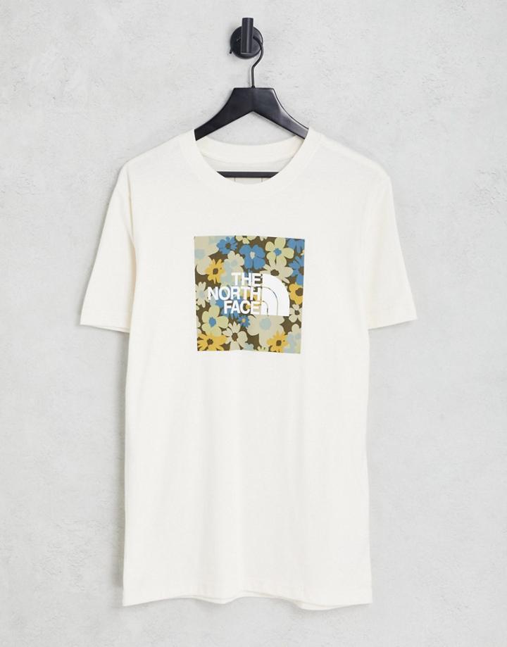 The North Face Boxed T-shirt In Off- White