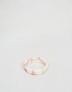 Asos Ring In Pink Semi Precious Look Stone - Pink