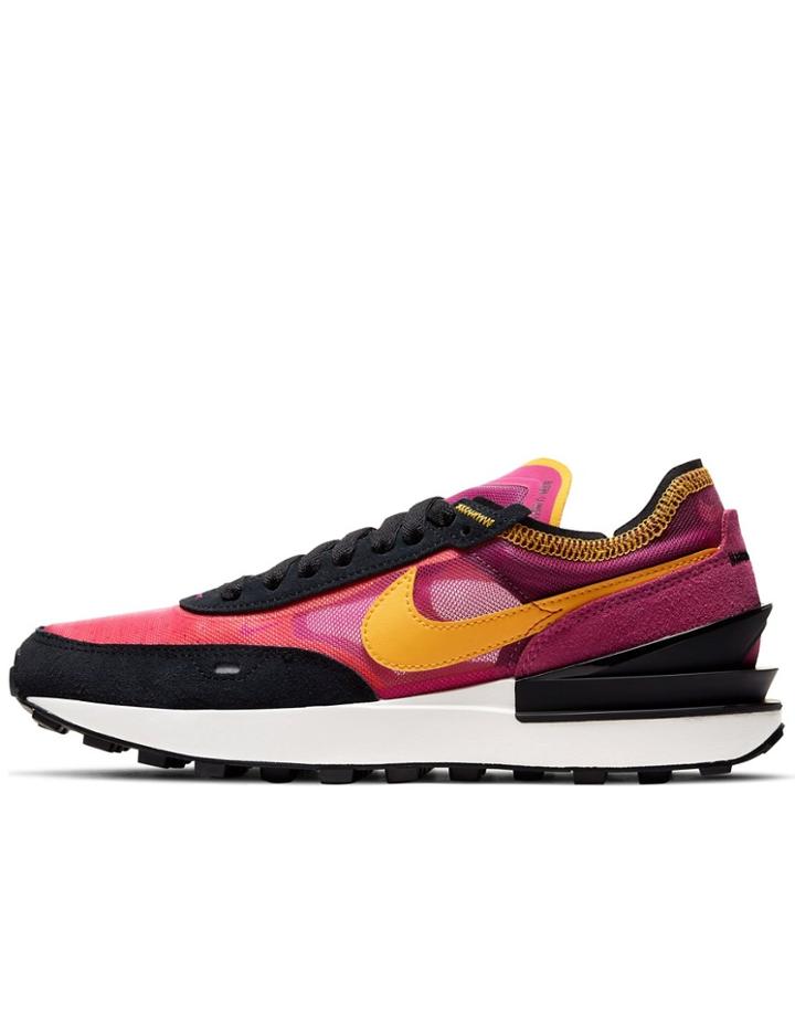 Nike Waffle One Sneakers In Active Fuschia/university Gold-pink