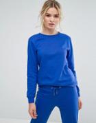 South Beach Sweatshirt In Cobalt - Blue