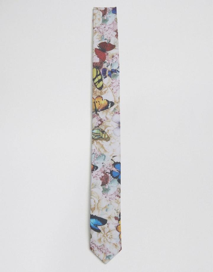 Devils Advocate Butterfly Tie - Cream