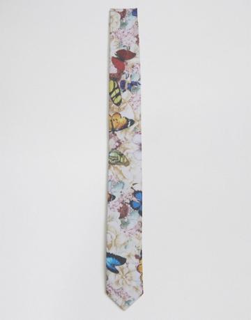 Devils Advocate Butterfly Tie - Cream