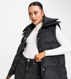 Asyou Puffer Vest In Black