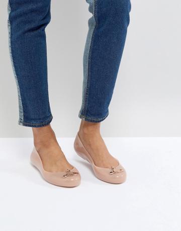 Vivienne Westwood For Melissa Pink Space Love Flat Shoes - Pink