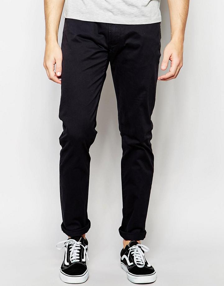 Armani Jeans In Gaberdine Slim Fit J06 - Navy