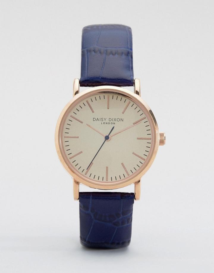 Daisy Dixon Navy Georgia Watch Dd006urg - Blue