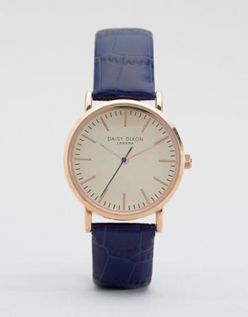 Daisy Dixon Navy Georgia Watch Dd006urg - Blue