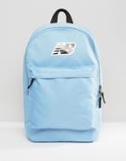 New Balance Classic Logo Backpack In Blue - Blue