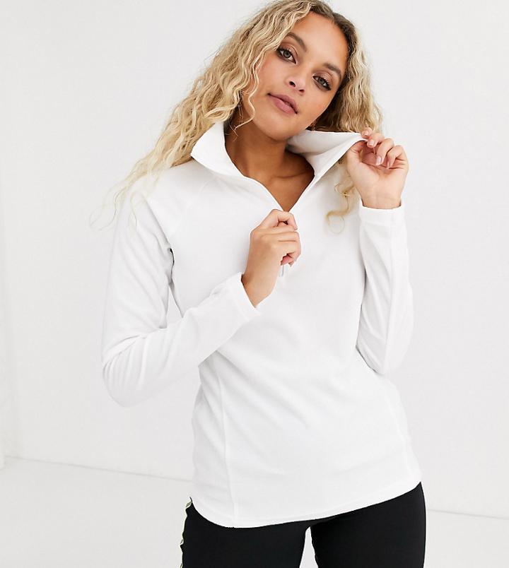 Columbia Glacial Half Zip Fleece In White