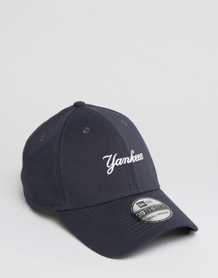 New Era 39thirty Cap Fitted Ny Yankees - Navy