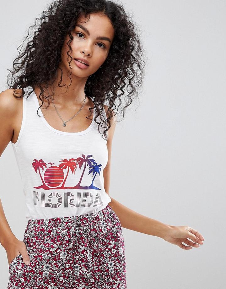 Brave Soul Florida Tank - White