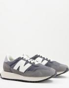 New Balance 237 Sneakers In Charcoal Gray