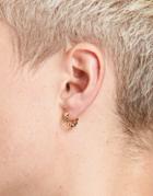Designb Multi Wave Hoop Earrings In Gold