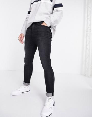 Don't Think Twice Carrot Fit Jeans In Washed Black