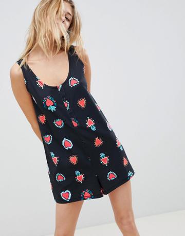 Bonds Heartbeat Sleep Romper - Black
