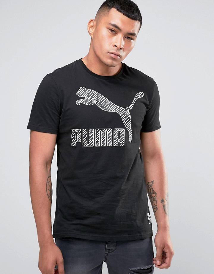 Puma Archive Logo T-shirt In Black 57151339 - Black