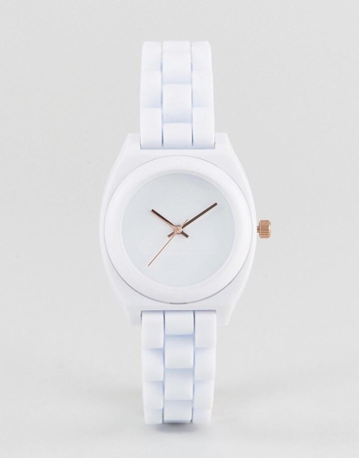 Asos Sports Style Boyfriend Watch - White