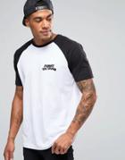 Asos Raglan T-shirt With Pinky And The Brain Print - White