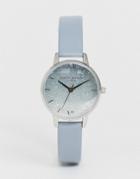 Olivia Burton Ob16us27 Under The Sea Leather Watch With Glitter Dial - Blue