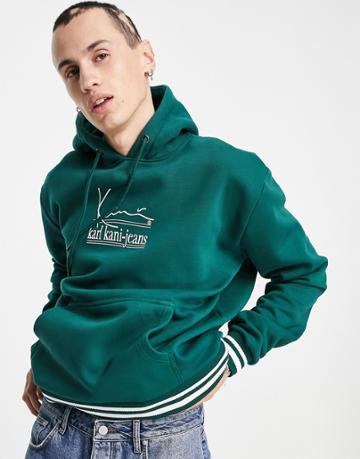 Karl Kani Signature Hoodie In Green