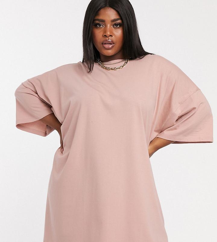 Asos Design Curve Oversized T-shirt Dress