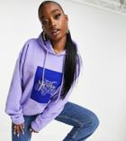 Asyou Hoodie With Graphic In Violet - Part Of A Set-purple