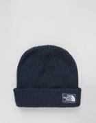 The North Face Salty Dog Beanie In Navy - Navy