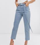 Liquor N Poker Belt Detail Jeans Two-piece - Blue