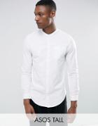 Another Influence Tall Grandad Shirt - White