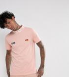Ellesse T-shirt With Logo High Neck In Pink - Pink