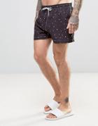 Kiss This! Morphed Dot Swim Shorts - Black