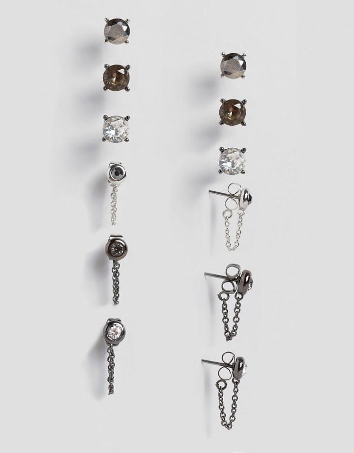 Aldo Kedelle Multipack Earrings - Silver