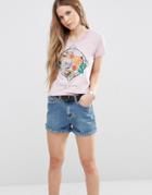 Pepe Jeans Roxana Roses T-shirt - Pink 319