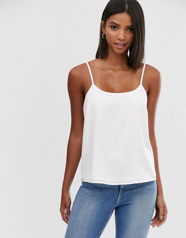 Asos Design Eco Scoop Neck Cami-white