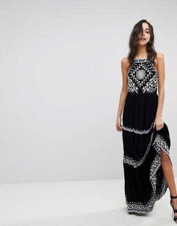 Raga Pyramids Of Geeza Maxi Dress - Black