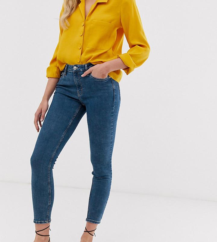 Mango Jegging In Blue
