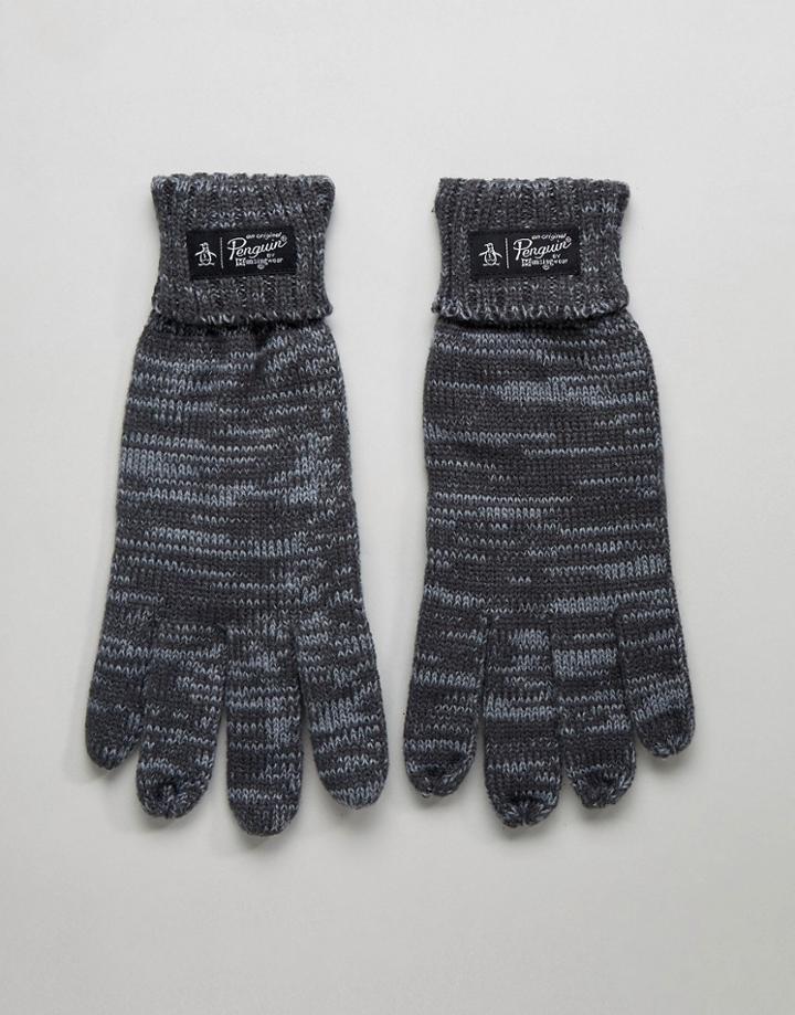 Original Penguin Straits Gloves - Gray